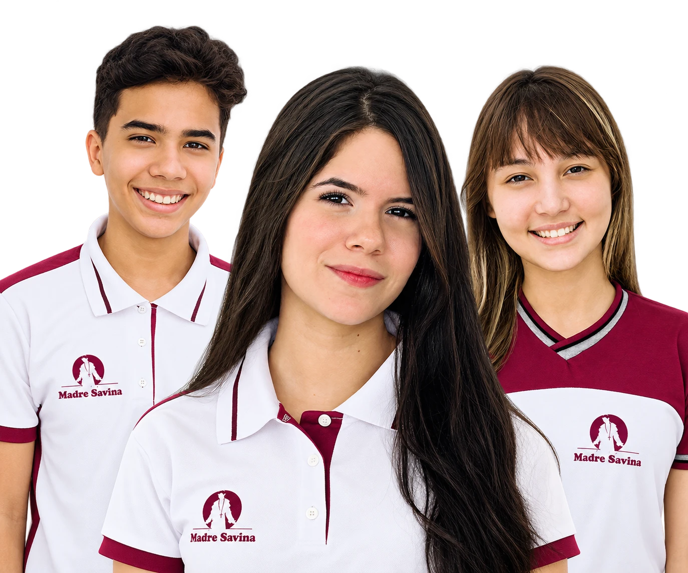 Três alunos do Ensino Médio do Colégio Madre Savina